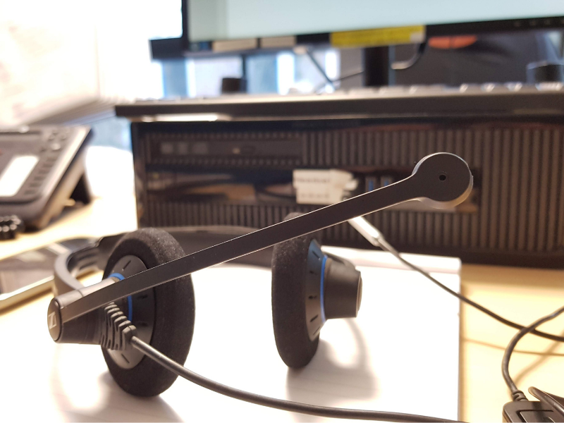 headset van beeldzorgcentrale 